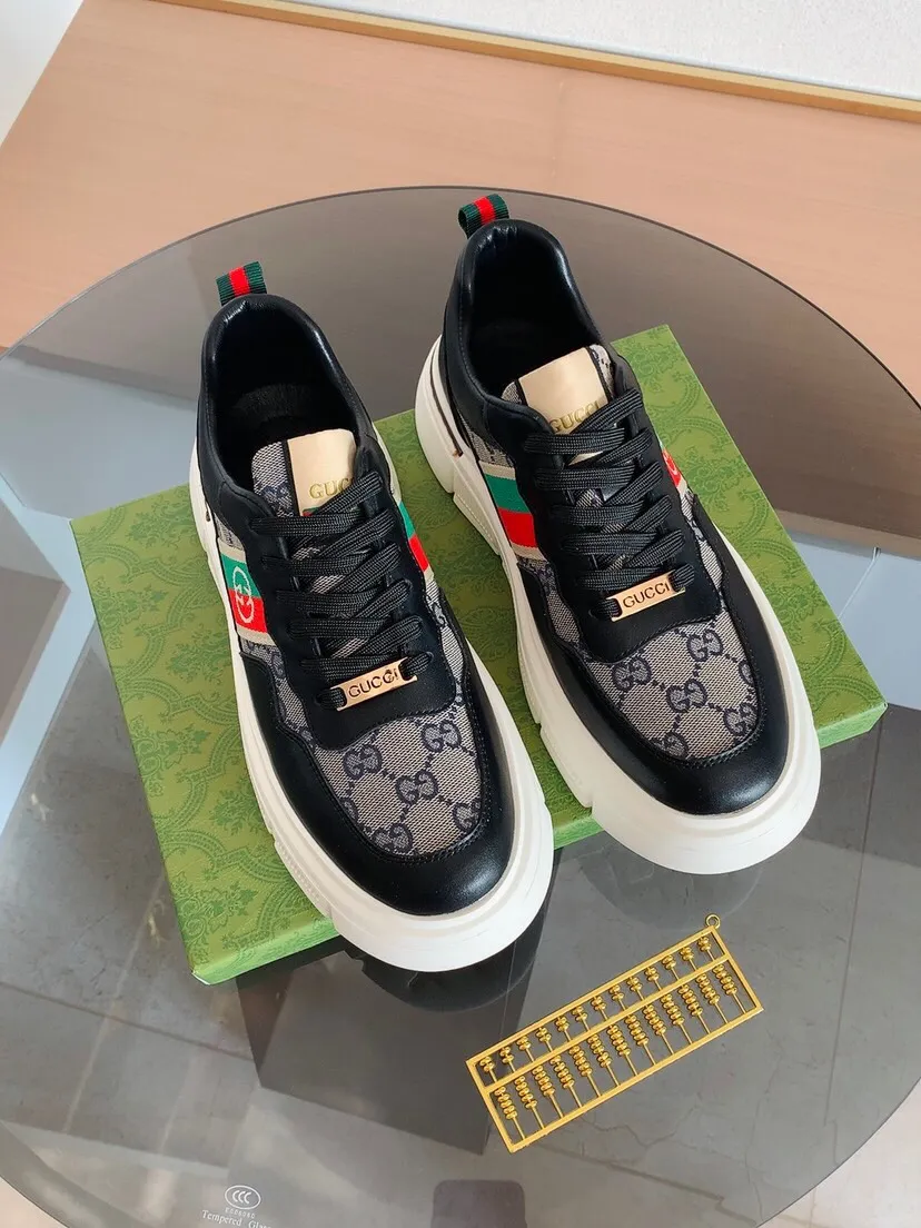 Factory price 400. The new GUCCI (Gucci) is launched at the same time, new men's shoes, 😘fabrics are selected imported cowhide, lining: sheepskin lining. 👍🏿 High-end ☄️ air-cushion molded anti-slip rubber outsole, exquisite lines, simple and elegant, comfortable and high-end for leisure travel. Code number: 38 to 44 (45 can be customized and cannot be returned or exchanged)